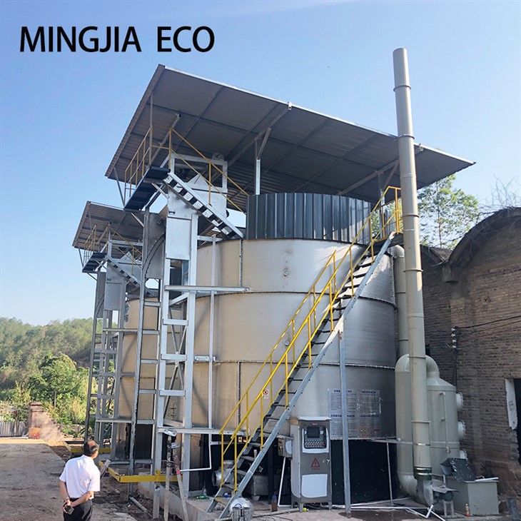 Farm Waste Tretman Konpòs Tank Poul Fimye