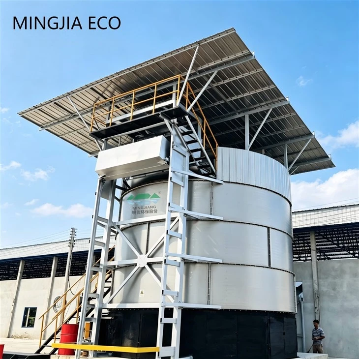 Commercial Organic Fertilizer Fermenter For Egg And Broiler Layer Manure High Temperature Aerobic Digestion factory